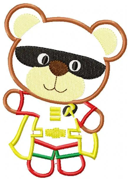 Hero Bear embroidery design machine embroidery pattern - Superman, Captain America, Spiderman, Batman, Green Lantern, Thor,  Flash,  Marvel Marcia Embroidery