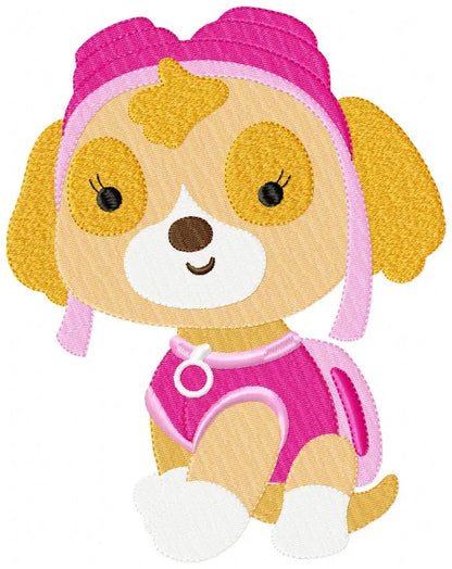 Paw Patrol embroidery designs - Baby boy embroidery design machine embroidery pattern - Zuma Chase Rubble Skye Marshall Ryder Rocky Marcia Embroidery