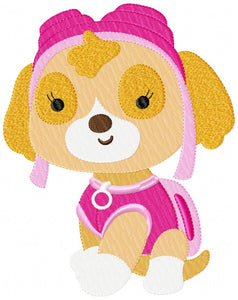 Paw Patrol embroidery designs - Baby boy embroidery design machine embroidery pattern - Zuma Chase Rubble Skye Marshall Ryder Rocky