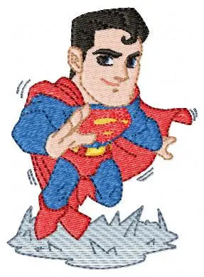 Superman embroidery design machine embroidery pattern Marcia Embroidery