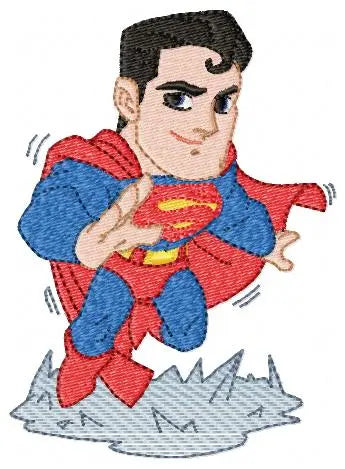 Superman embroidery design machine embroidery pattern Marcia Embroidery