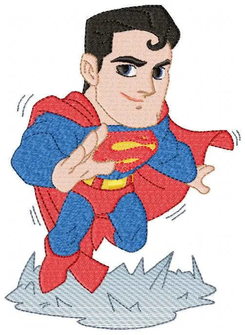 Superman embroidery design machine embroidery pattern Marcia Embroidery