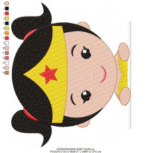 Cargar imagen en el visor de la galería, Wonder Woman embroidery design machine embroidery pattern
