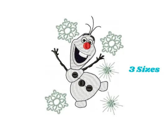 Olaf embroidery design machine embroidery pattern Marcia Embroidery