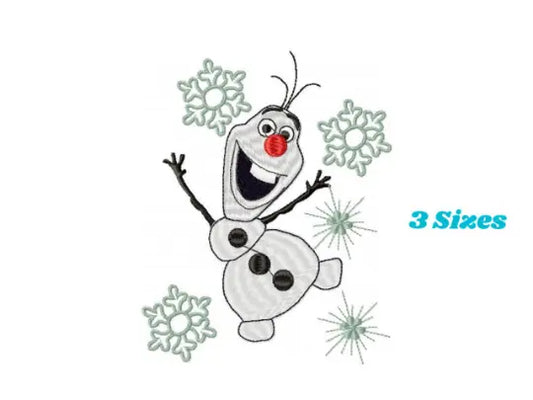 Olaf embroidery design machine embroidery pattern Marcia Embroidery