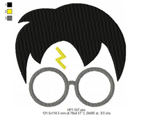 Laden Sie das Bild in den Galerie-Viewer, Harry Potter embroidery design machine embroidery pattern
