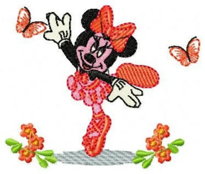 Minnie embroidery design machine embroidery pattern Marcia Embroidery