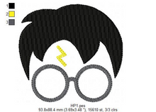 Load image into Gallery viewer, Harry Potter embroidery design machine embroidery pattern
