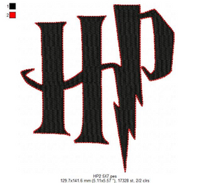 Harry Potter embroidery design machine embroidery pattern