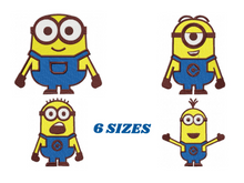 Charger l&#39;image dans la galerie, Minion set embroidery design machine embroidery pattern
