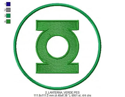 Heroes logos embroidery design machine embroidery pattern Marcia Embroidery