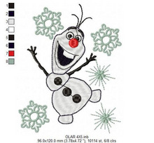 Load image into Gallery viewer, Olaf embroidery design machine embroidery pattern
