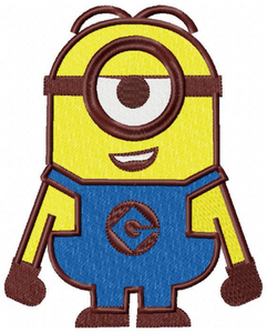 Minion set embroidery design machine embroidery pattern