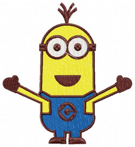 Minion set embroidery design machine embroidery pattern