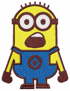 Minion set embroidery design machine embroidery pattern