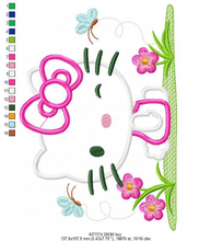 Cargar imagen en el visor de la galería, Hello Kitty embroidery design machine embroidery pattern
