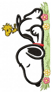 Snoopy embroidery design machine embroidery pattern