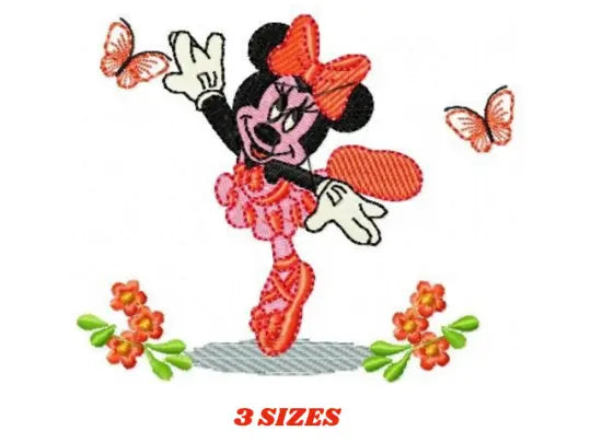 Minnie embroidery design machine embroidery pattern Marcia Embroidery