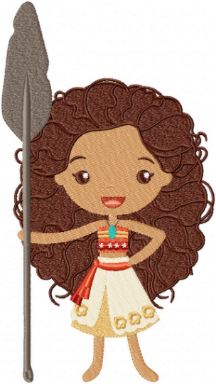 Disney Princess embroidery design machine embroidery pattern - Elsa, Anna, Ariel, Moana and Elena