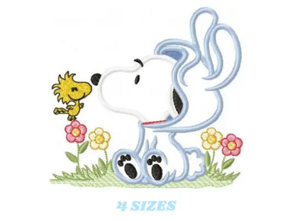 Snoopy embroidery design machine embroidery pattern Marcia Embroidery