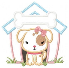 Carica l&#39;immagine nel visualizzatore di Gallery, Dog embroidery designs - Doghouse embroidery design machine embroidery pattern - kid embroidery file - dog applique design Dog house design
