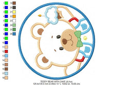 Carica l&#39;immagine nel visualizzatore di Gallery, Bear embroidery designs - Teddy embroidery design machine embroidery pattern - Teddy bear applique - boy embroidery file instant download
