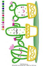 Laden Sie das Bild in den Galerie-Viewer, Cactus embroidery designs - Cactus vases embroidery design machine embroidery pattern - Vase embroidery file cactus applique design garden
