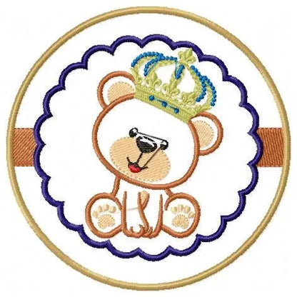 Bear embroidery designs - Teddy embroidery design machine embroidery pattern - King bear applique design - Teddy bear embroidery file Marcia Embroidery