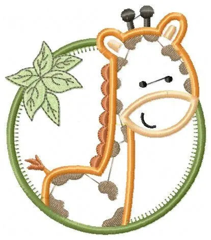 Safari embroidery designs - Lion embroidery design machine embroidery pattern - Giraffe embroidery file - monkey embroidery lion applique Marcia Embroidery