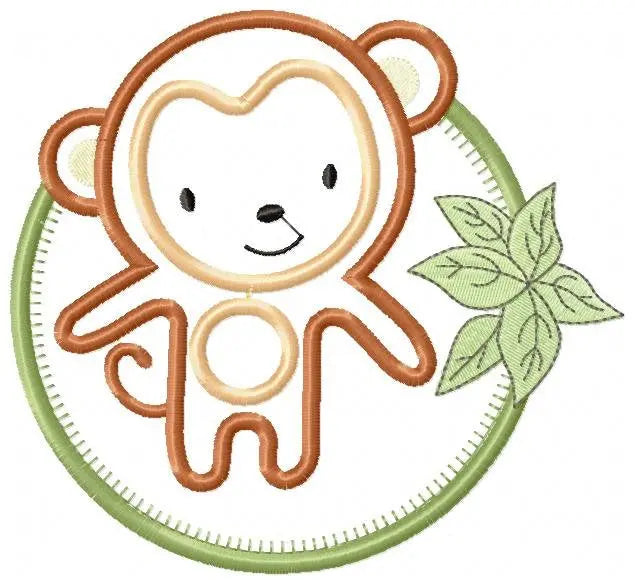 Safari embroidery designs - Lion embroidery design machine embroidery pattern - Giraffe embroidery file - monkey embroidery lion applique Marcia Embroidery