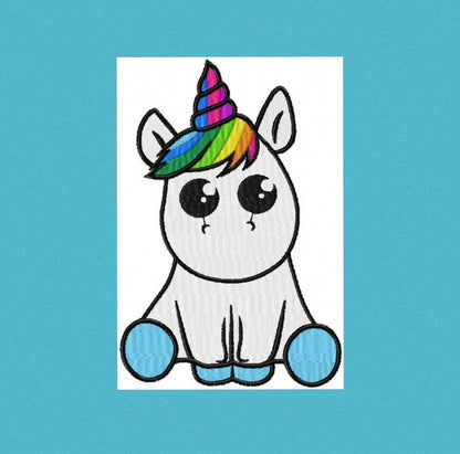 Unicorn embroidery designs - Baby girl embroidery design machine embroidery pattern - teenager Fantasy embroidery file - instant download Marcia Embroidery