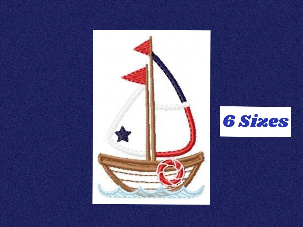 Boat embroidery designs - Sailboat embroidery design machine embroidery pattern - nautical embroidery file - sail boat applique design