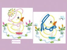 Cargar imagen en el visor de la galería, Duck embroidery design - Animal embroidery designs machine embroidery pattern - boy embroidery file - baby girl embroidery duck applique
