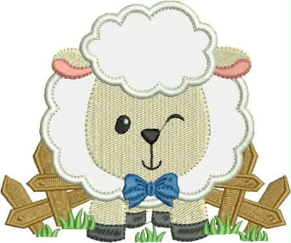 Sheep embroidery design - Lamb embroidery designs machine embroidery pattern - baby embroidery file - newborn embroidery sheep applique