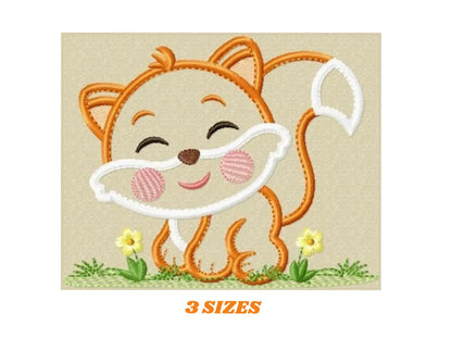 Fox embroidery designs - Red Fox embroidery design machine embroidery pattern - animal embroidery - Red fox applique design boy embroidery Marcia Embroidery