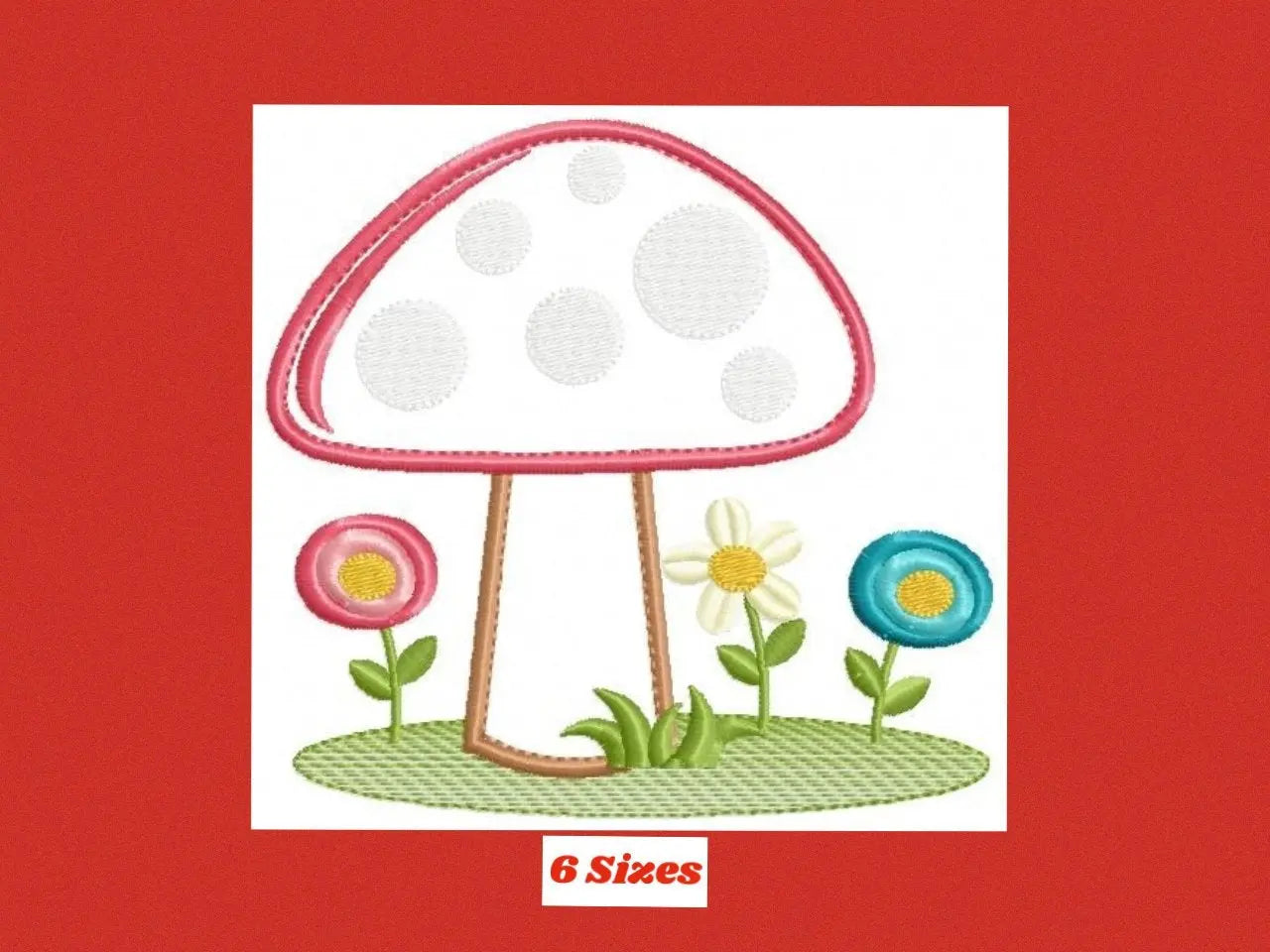 Mushroom embroidery designs - Forest Toadstool embroidery design machine embroidery pattern - Fantasy embroidery file - Instant download pes Marcia Embroidery