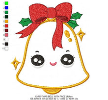 Charger l&#39;image dans la galerie, Christmas Bell embroidery designs - Xmas embroidery design machine embroidery pattern - Christmas embroidery file instant download applique
