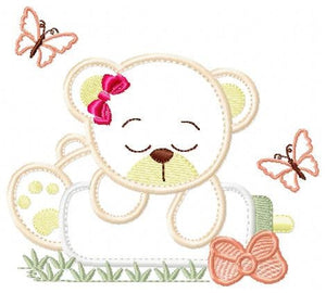 Bear embroidery designs - Teddy embroidery design machine embroidery pattern - Baby girl embroidery file - boy embroidery bear applique