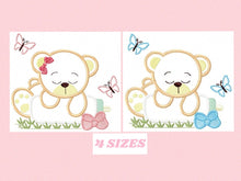 Carica l&#39;immagine nel visualizzatore di Gallery, Bear embroidery designs - Teddy embroidery design machine embroidery pattern - Baby girl embroidery file - boy embroidery bear applique
