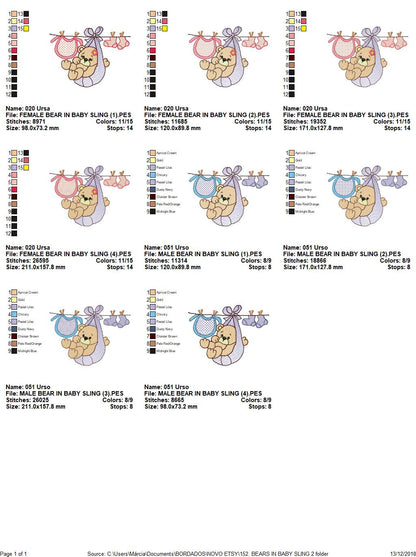 Baby Bear embroidery designs - Teddy embroidery design machine embroidery pattern - baby girl embroidery file - boy embroidery Bear applique