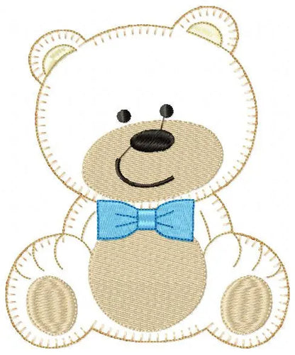 Bear embroidery designs - Teddy embroidery design machine embroidery pattern - boy embroidery file - baby girl embroidery Cute bear applique Marcia Embroidery