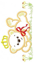 Charger l&#39;image dans la galerie, Bear embroidery designs - Teddy embroidery design machine embroidery pattern - King bear applique design - baby embroidery file download
