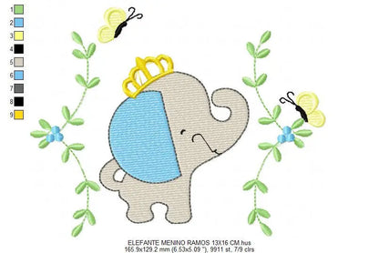 Elephant embroidery designs - Safari embroidery design machine embroidery pattern - Animal embroidery file - elephant pattern digital file Marcia Embroidery