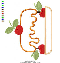 Carica l&#39;immagine nel visualizzatore di Gallery, Cake embroidery design - Dessert embroidery design machine embroidery pattern - Kitchen towel embroidery file - Pie applique design
