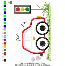 Cargar imagen en el visor de la galería, Car embroidery designs - Vehicle embroidery design machine embroidery pattern - automobile embroidery file - car applique design baby boy
