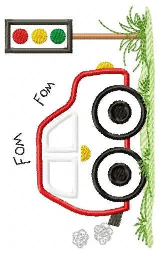 Car embroidery designs - Vehicle embroidery design machine embroidery pattern - automobile embroidery file - car applique design baby boy Marcia Embroidery