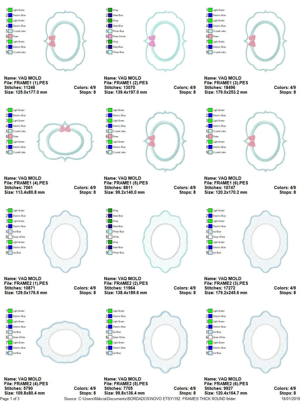 Frame embroidery designs set - Frame Applique Design Shape Embroidery Machine embroidery pattern - monogram quilt instant download digital Marcia Embroidery