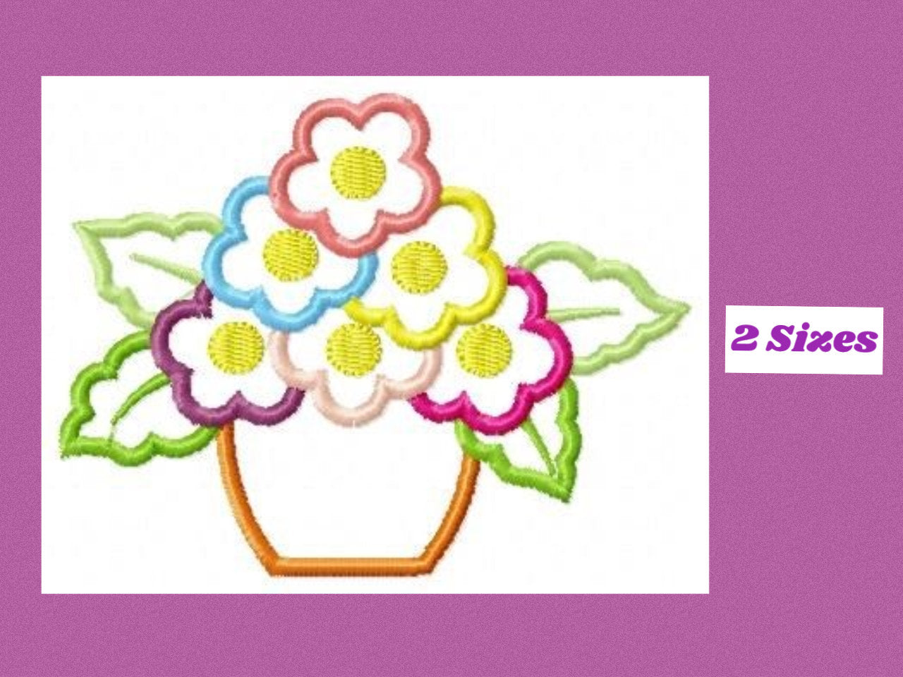 Flowers embroidery designs - Flower vase embroidery design machine embroidery pattern - rose embroidery file kitchen towel instant download