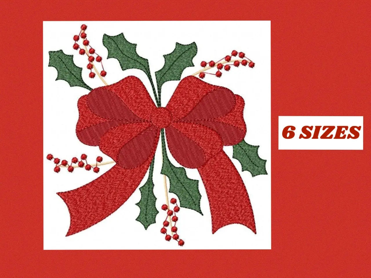 Xmas Mistletoe embroidery designs - Santa Claus embroidery design machine embroidery pattern - Mistletoe embroidery file instant download Marcia Embroidery