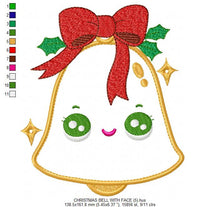 Laden Sie das Bild in den Galerie-Viewer, Christmas Bell embroidery designs - Xmas embroidery design machine embroidery pattern - Christmas embroidery file instant download applique
